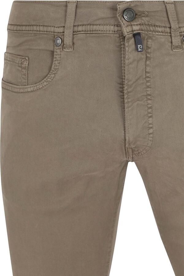 Pierre Cardin Broek Lyon Tapered Taupe - Foto 2