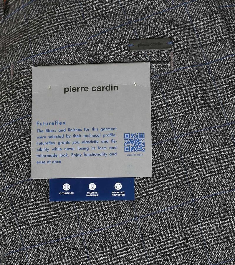 Pierre Cardin Pantalon Broek Ruit Grijs - Foto 2