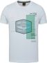 PME Legend Witte T shirt Short Sleeve R neck Single Jersey - Thumbnail 2