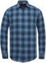PME Legend Blauwe Casual Overhemd Long Sleeve Shirt Ctn Yarn Dyed Twill Check - Thumbnail 3