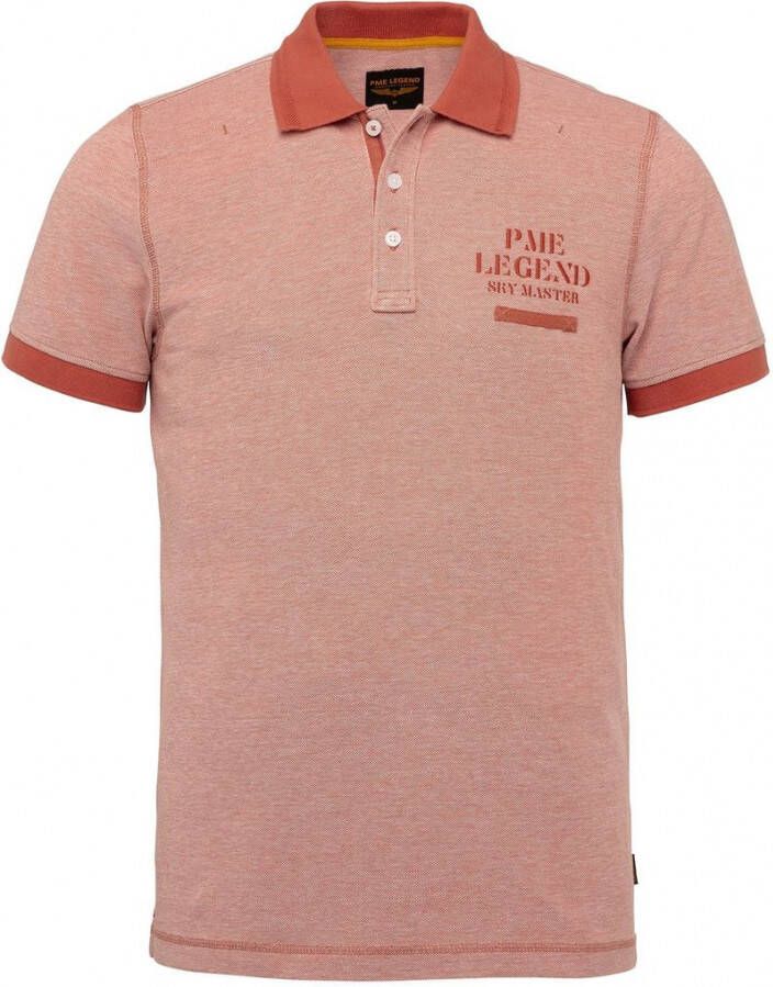 PME Legend Pique Polo Mecca Oranje
