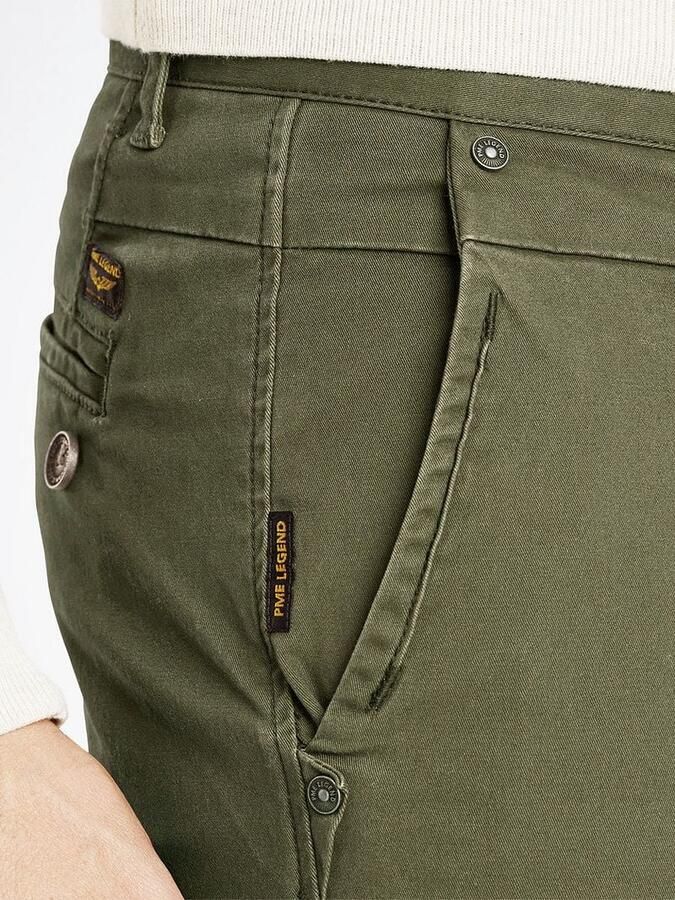 PME Legend tapered fit chino american classics donkergroen - Foto 6
