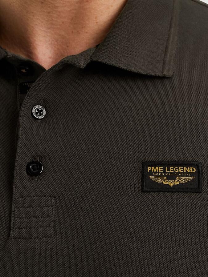 PME Legend American Classic Longsleeve Poloshirt Beluga - Foto 3