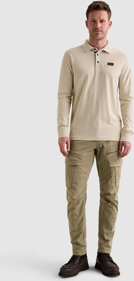 PME LEGEND American Classic polo met lange mouwen en flight pocket - Foto 6