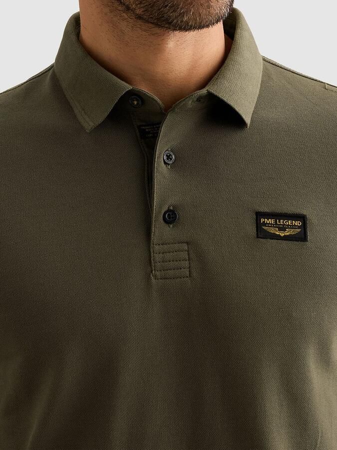 PME LEGEND American Classic polo met lange mouwen en flight pocket - Foto 3