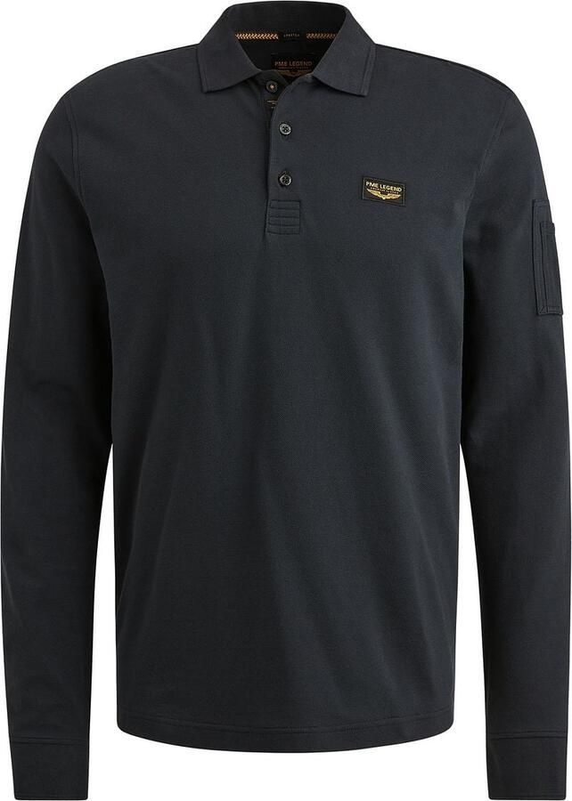 PME Legend American Classic Longsleeve Poloshirt Navy - Foto 6