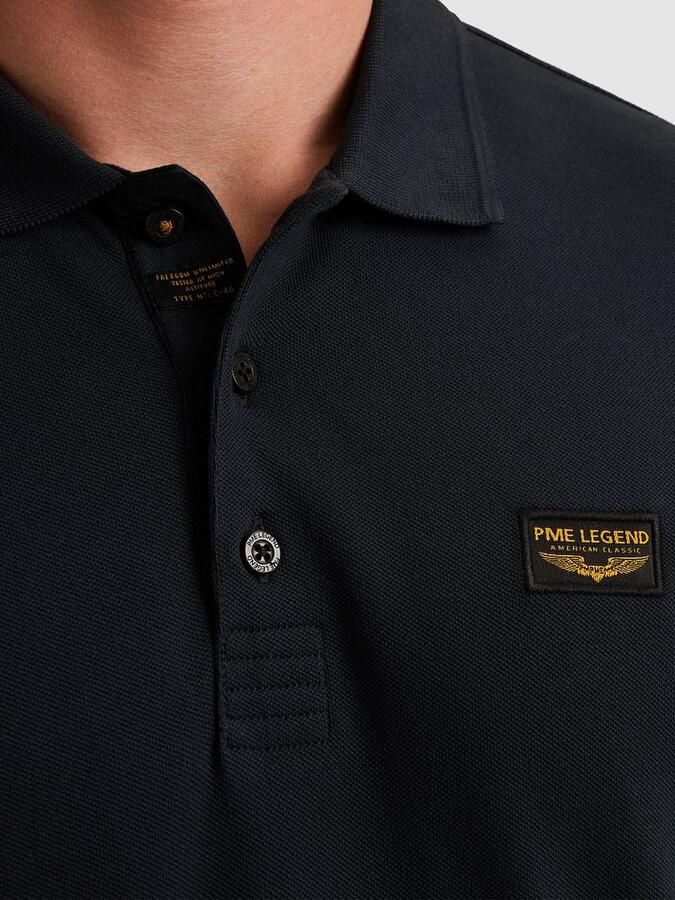 PME Legend American Classic Longsleeve Poloshirt Navy - Foto 2