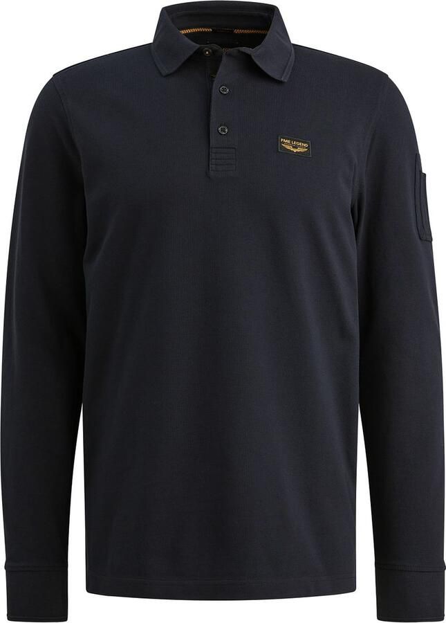 PME Legend American Classic Longsleeve Poloshirt Navy - Foto 3