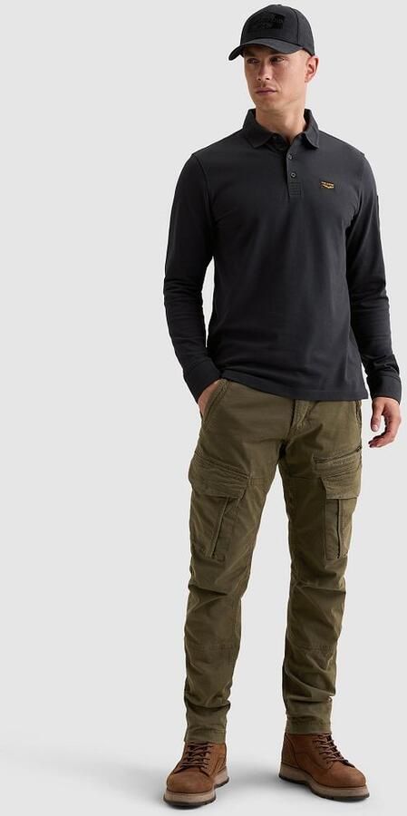 PME LEGEND American Classic polo met lange mouwen en flight pocket - Foto 5