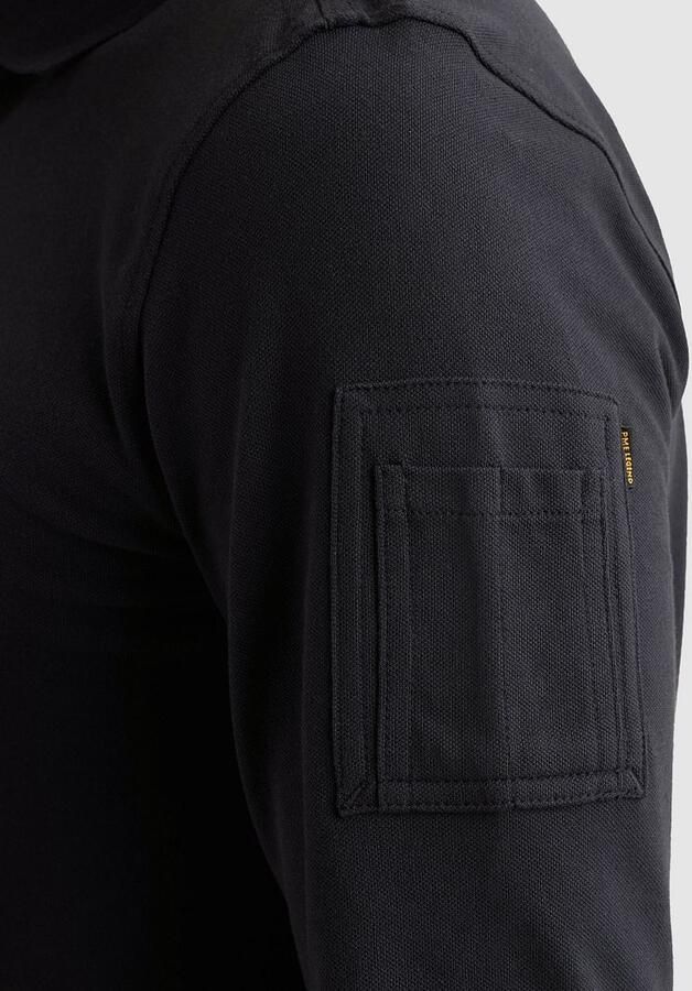 PME LEGEND American Classic polo met lange mouwen en flight pocket - Foto 3