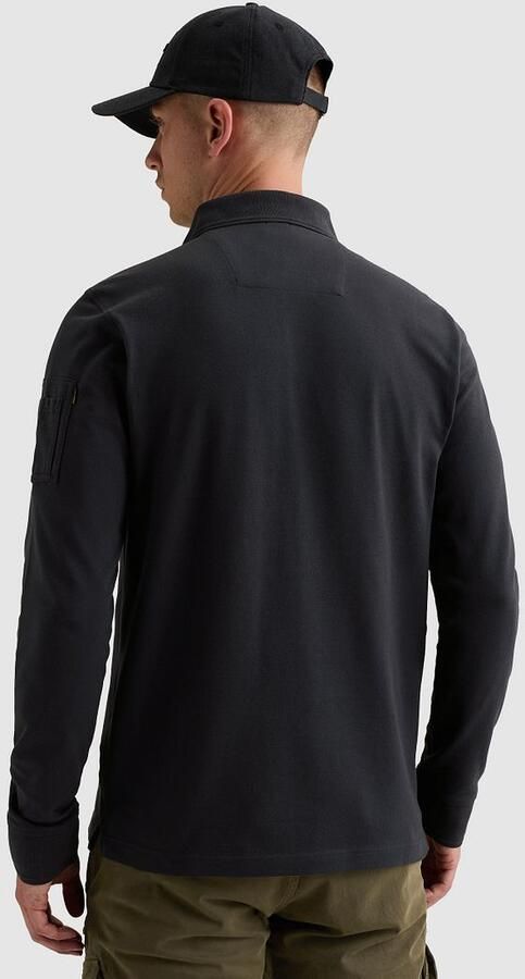 PME LEGEND American Classic polo met lange mouwen en flight pocket - Foto 4