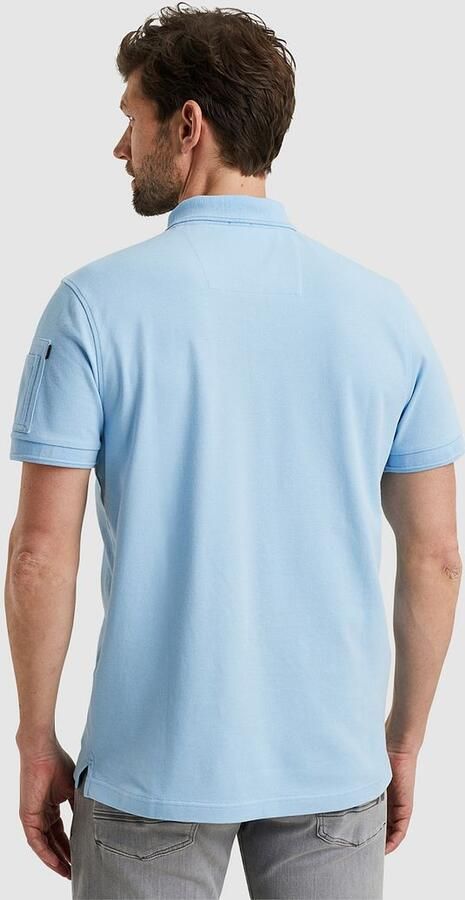 PME LEGEND Heren Polo's & T-shirts Trackway Polo Lichtblauw - Foto 8