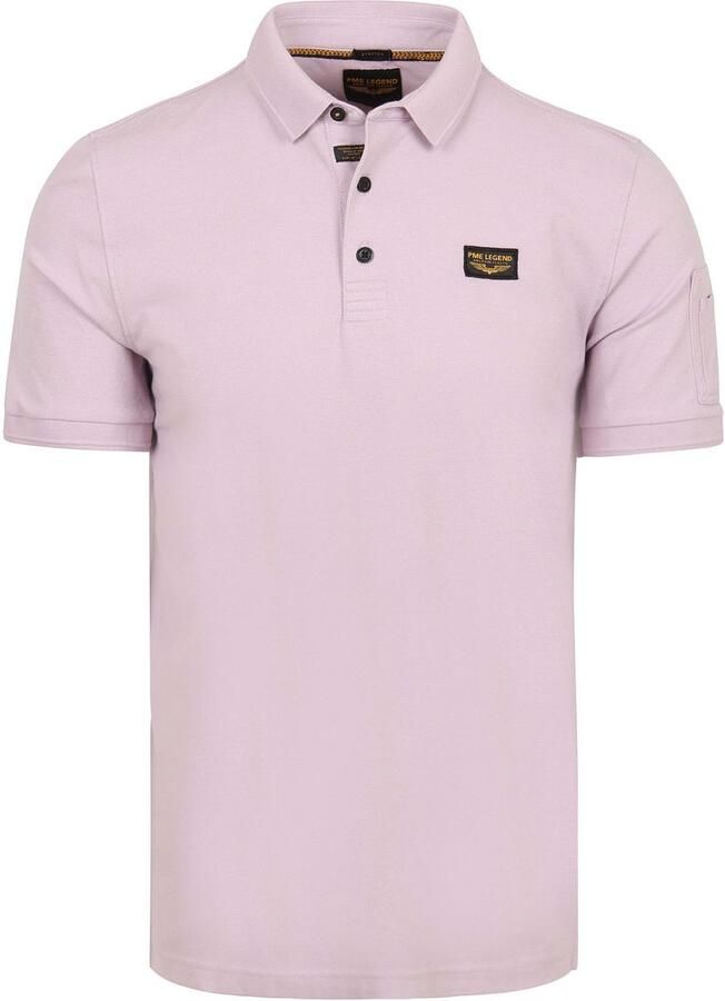 PME LEGEND Heren Polo's & T-shirts Trackway Polo Lila