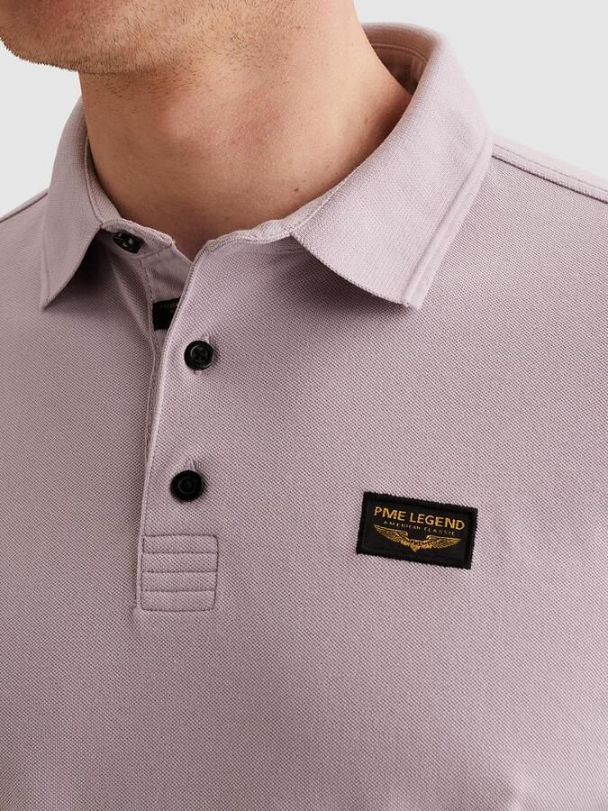 PME LEGEND Heren Polo's & T-shirts Trackway Polo Lila - Foto 2