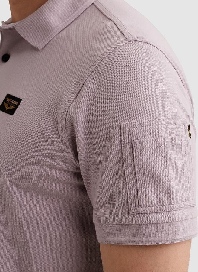 PME LEGEND Heren Polo's & T-shirts Trackway Polo Lila - Foto 4