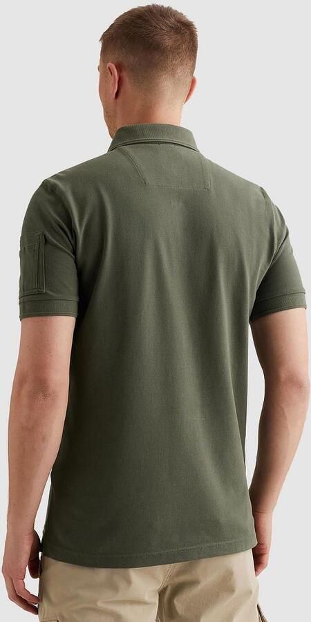 PME LEGEND Heren Polo's & T-shirts Trackway Polo Olijf - Foto 4