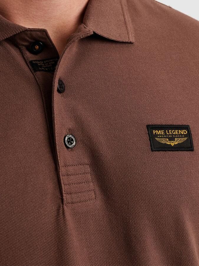 PME Legend American Classic Poloshirt Bruin - Foto 4