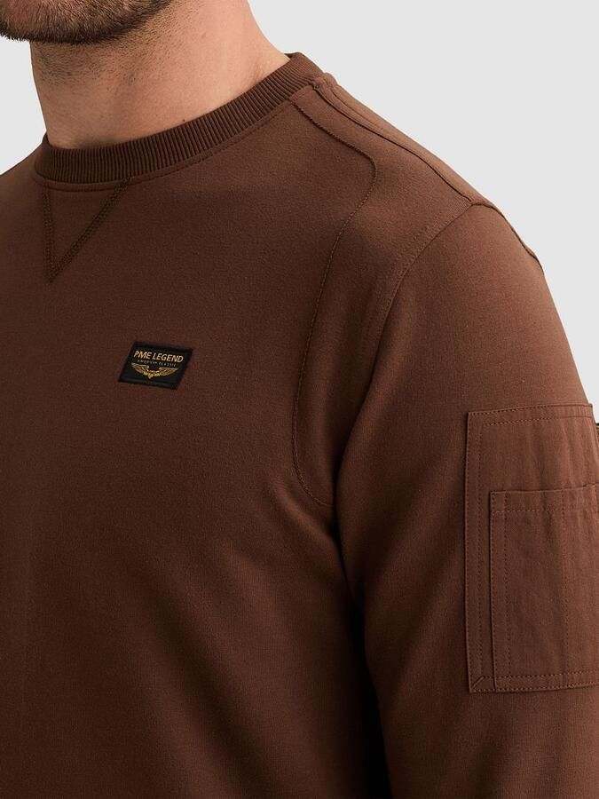 PME LEGEND Heren Truien & Vesten Crewneck American Classic Bruin - Foto 7