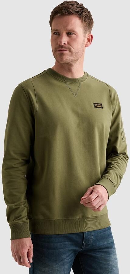 PME LEGEND Heren Truien & Vesten Crewneck American Classic Khaki - Foto 9
