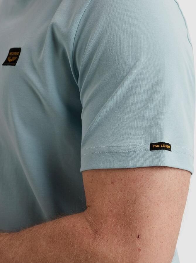 PME LEGEND Heren Polo's & T-shirts Short Sleeve R-neck Guyver Tee Lichtblauw - Foto 9