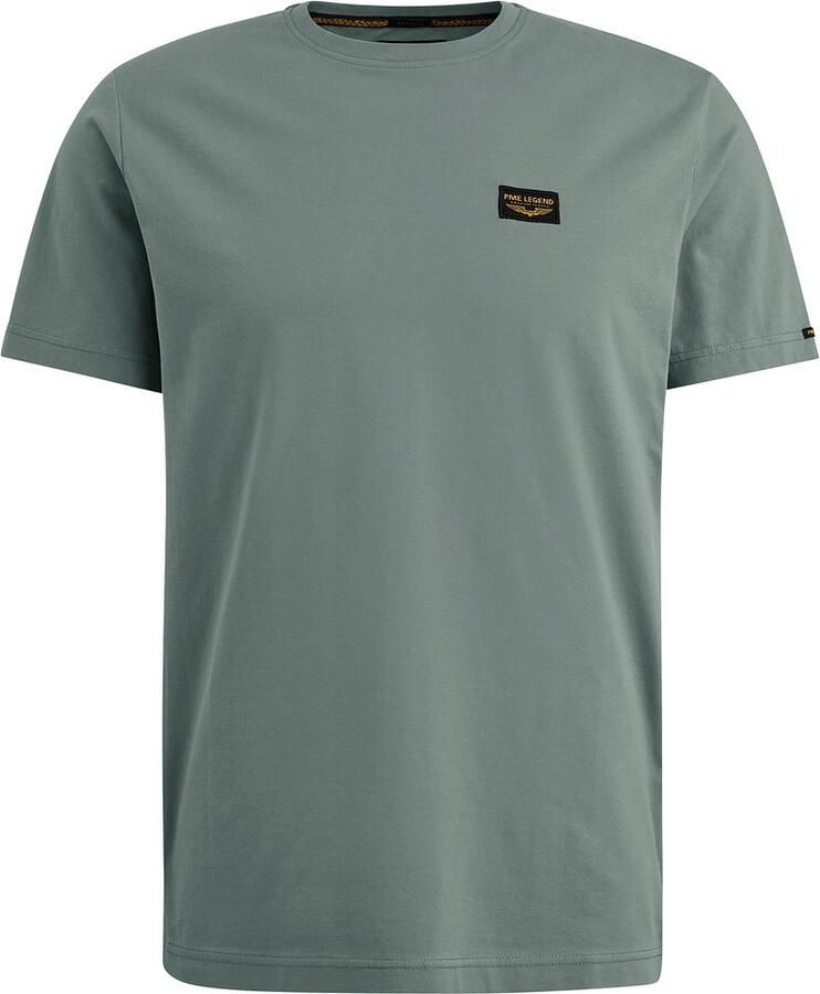 PME LEGEND Heren Polo's & T-shirts Short Sleeve R-neck Guyver Tee Khaki - Foto 6