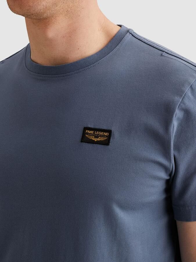 PME LEGEND Heren Polo's & T-shirts Short Sleeve R-neck Guyver Tee Blauw - Foto 6