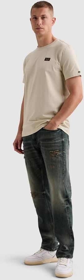 PME LEGEND Heren Polo's & T-shirts Short Sleeve R-neck American Classic Ecru - Foto 13
