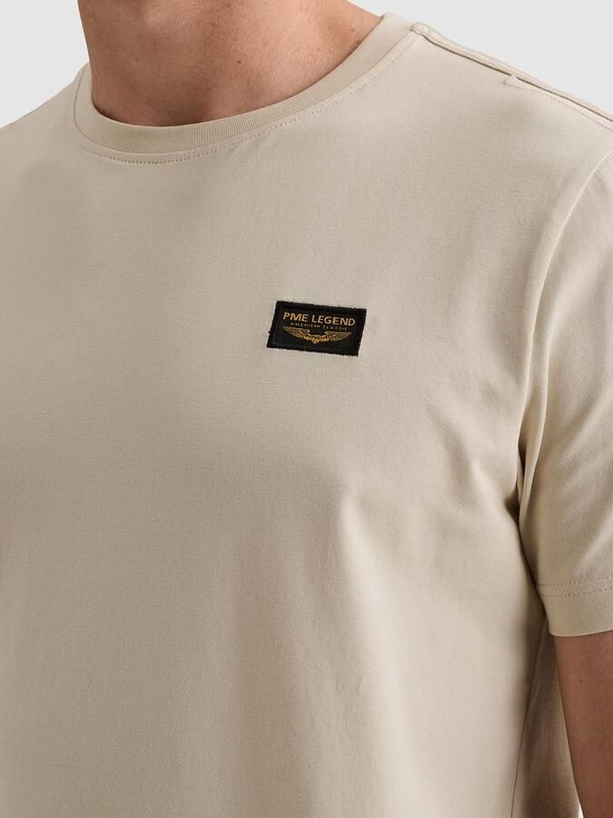 PME LEGEND Heren Polo's & T-shirts Short Sleeve R-neck American Classic Ecru - Foto 10