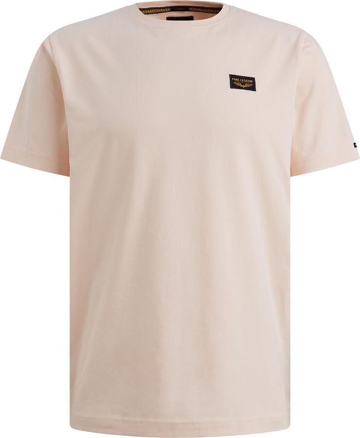 PME LEGEND Heren Polo's & T-shirts Short Sleeve R-neck Guyver Tee Lichtroze - Foto 5