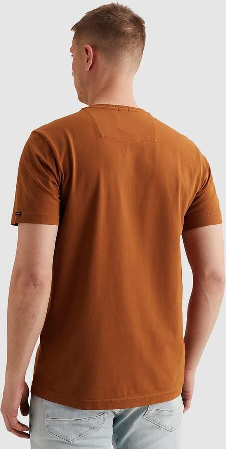 PME LEGEND Heren Polo's & T-shirts Short Sleeve R-neck Guyver Tee Oranje - Foto 11