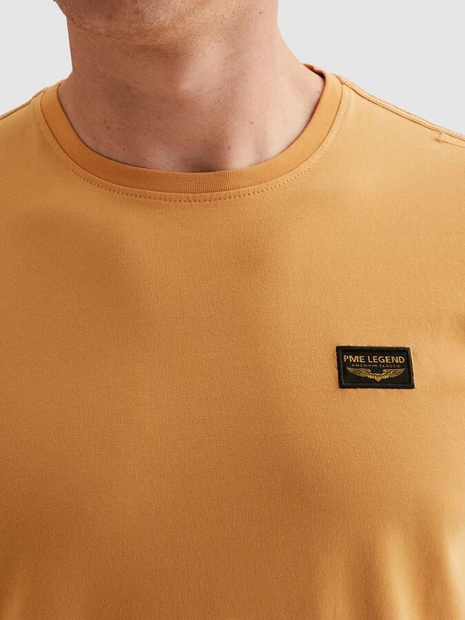 PME LEGEND Heren Polo's & T-shirts Short Sleeve R-neck Guyver Tee Perzik - Foto 6