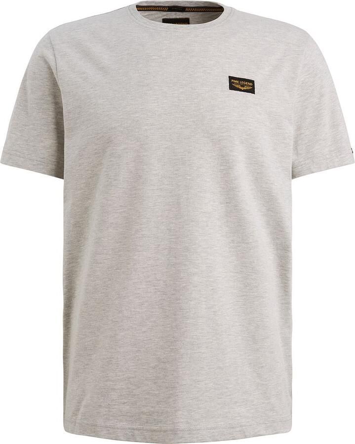 PME LEGEND Heren Polo's & T-shirts Short Sleeve R-neck Guyver Tee Lichtgrijs - Foto 5