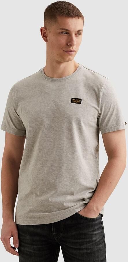 PME LEGEND Heren Polo's & T-shirts Short Sleeve R-neck Guyver Tee Lichtgrijs - Foto 7