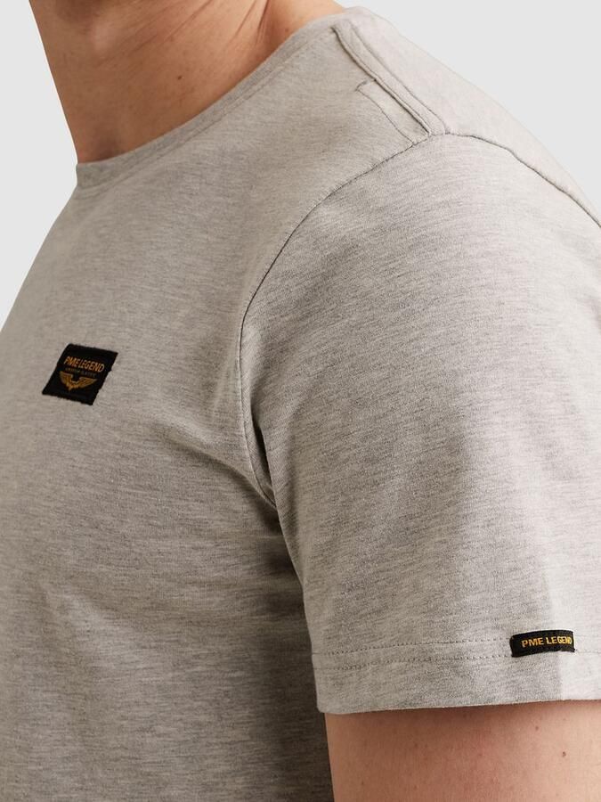 PME LEGEND Heren Polo's & T-shirts Short Sleeve R-neck Guyver Tee Lichtgrijs - Foto 6