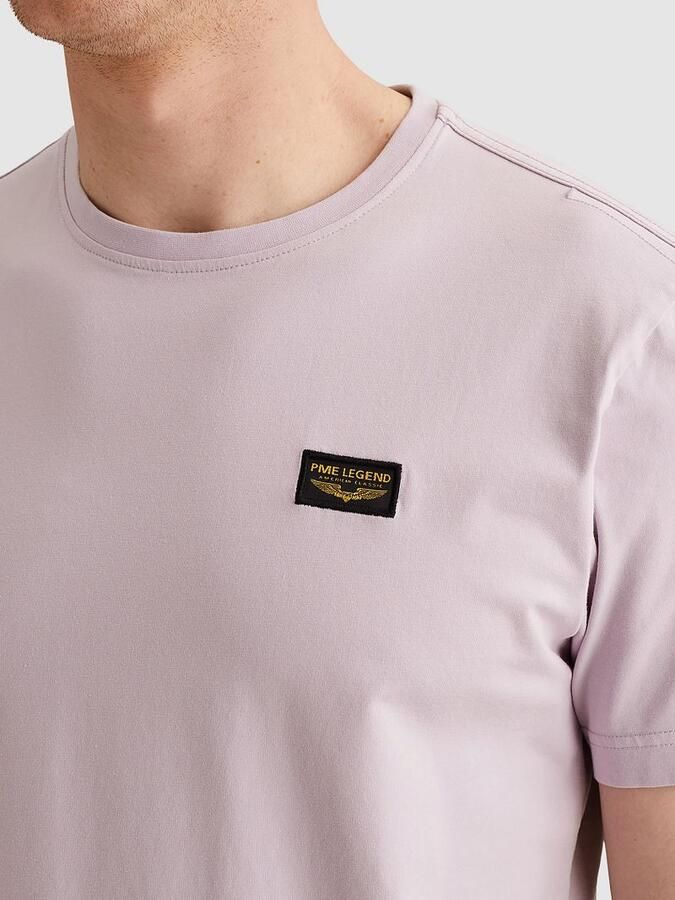 PME LEGEND Heren Polo's & T-shirts Short Sleeve R-neck Guyver Tee Lila - Foto 7