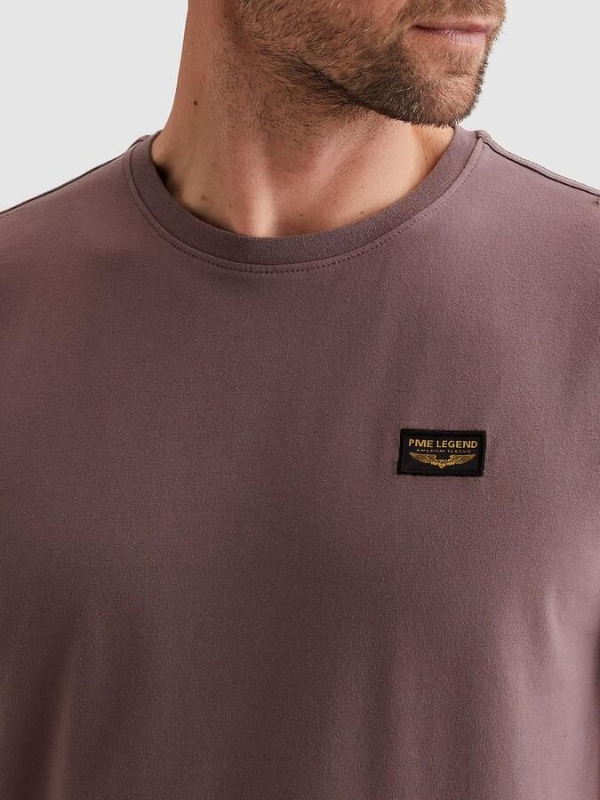 PME Legend American Classic T-Shirt Moonscape Paars - Foto 5