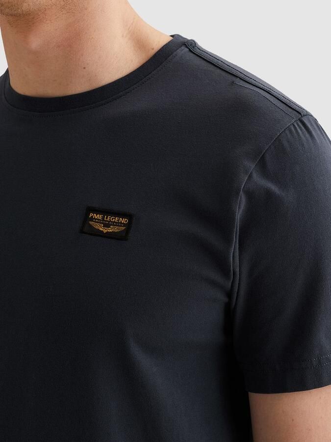 PME LEGEND Heren Polo's & T-shirts Short Sleeve R-neck Guyver Tee Donkerblauw - Foto 8