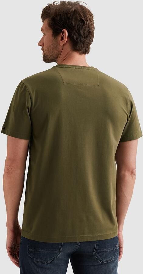 PME LEGEND Heren Polo's & T-shirts Short Sleeve R-neck Guyver Tee Olijf - Foto 7