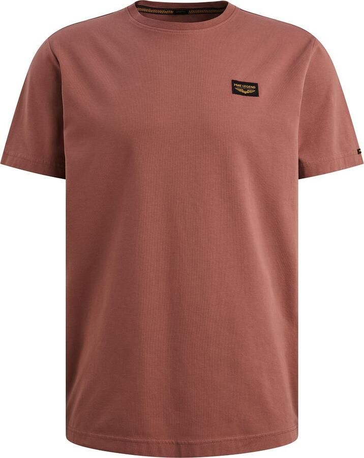 PME LEGEND Heren Polo's & T-shirts Short Sleeve R-neck Guyver Tee Bordeaux - Foto 5