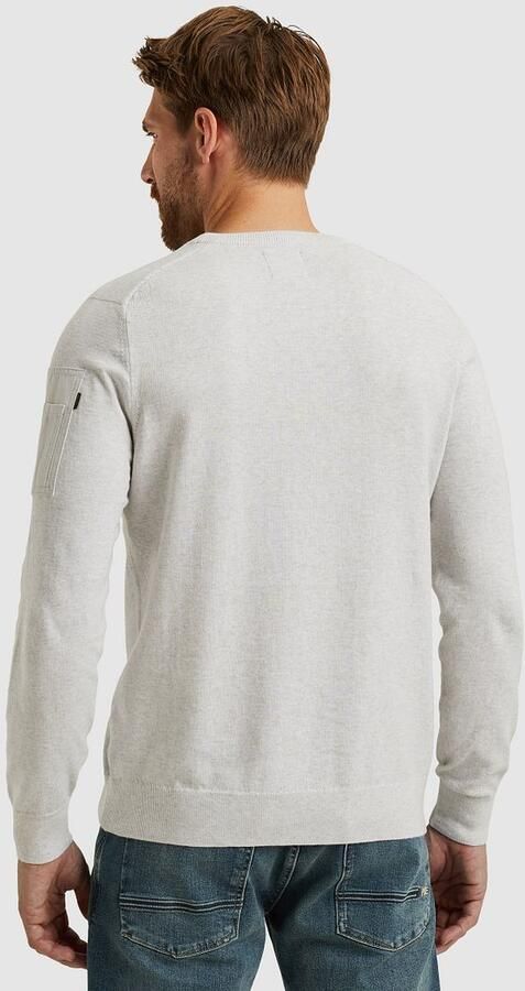 PME Legend American Classic Trui Lichtgrijs Melange - Foto 6