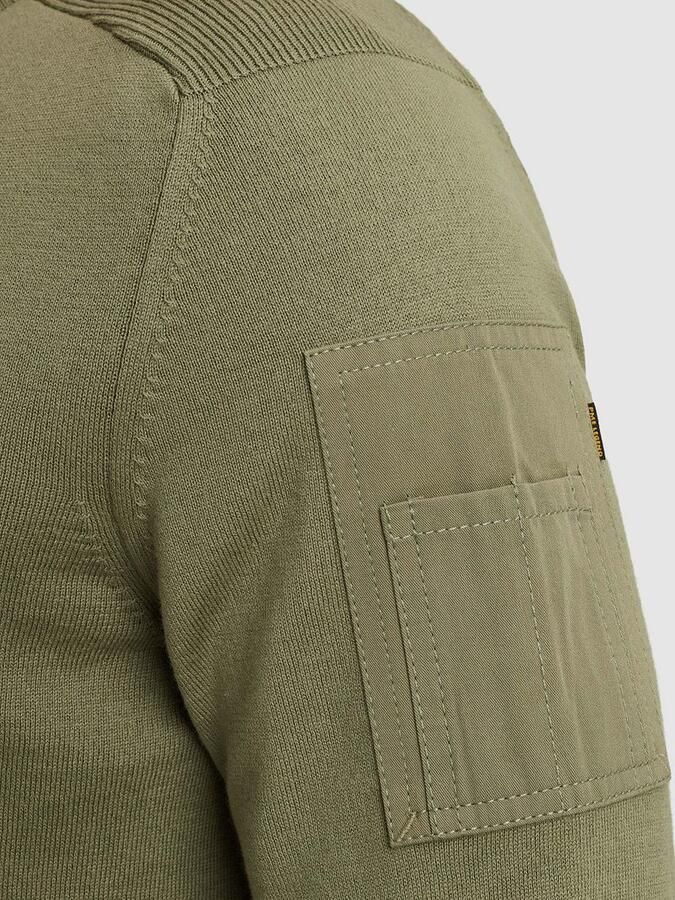 PME LEGEND Heren Truien & Vesten American Classic Knit Khaki - Foto 7