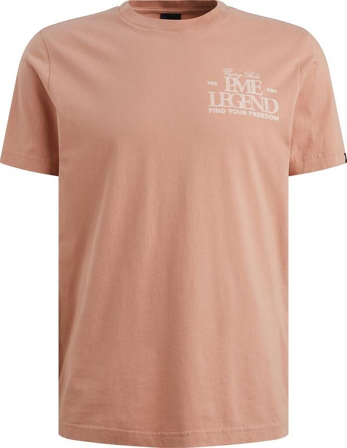 PME LEGEND Heren Polo's & T-shirts Short Sleeve R-neck Small Art Package B+t Only Perzik - Foto 7