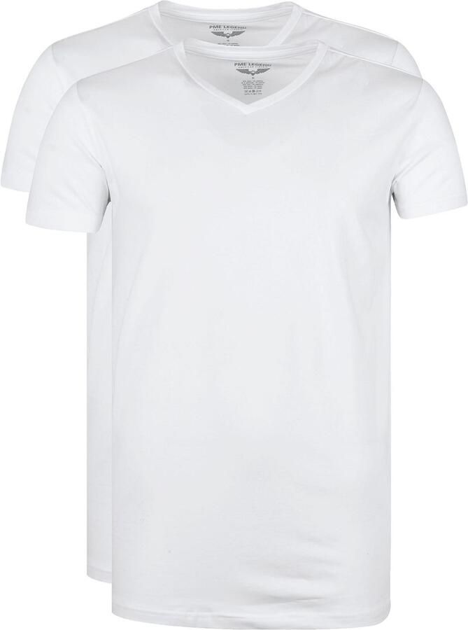 Pme legend Slim fit Heren T-shirt V-hals 2-pack - Foto 4