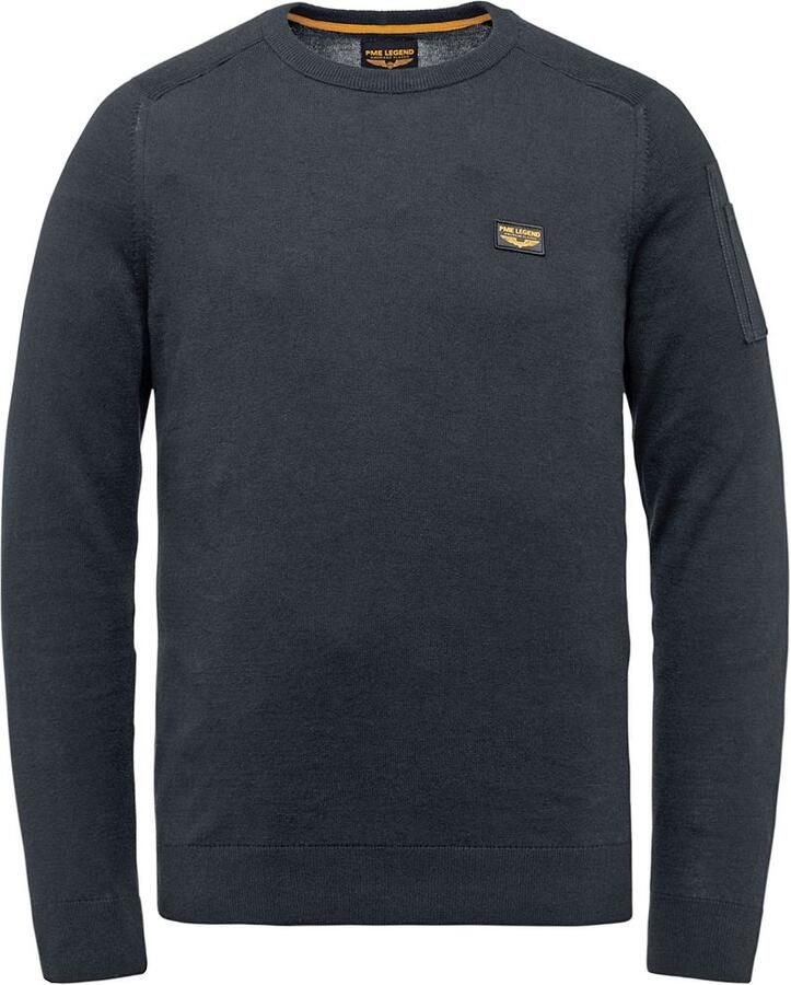 PME LEGEND Heren Truien & Vesten R-neck American Classic Buckley Knit Blauw - Foto 8