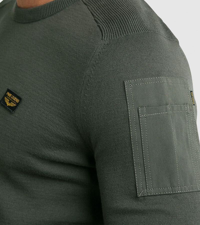 PME LEGEND Heren Truien & Vesten R-neck American Classic Buckley Knit Groen - Foto 9