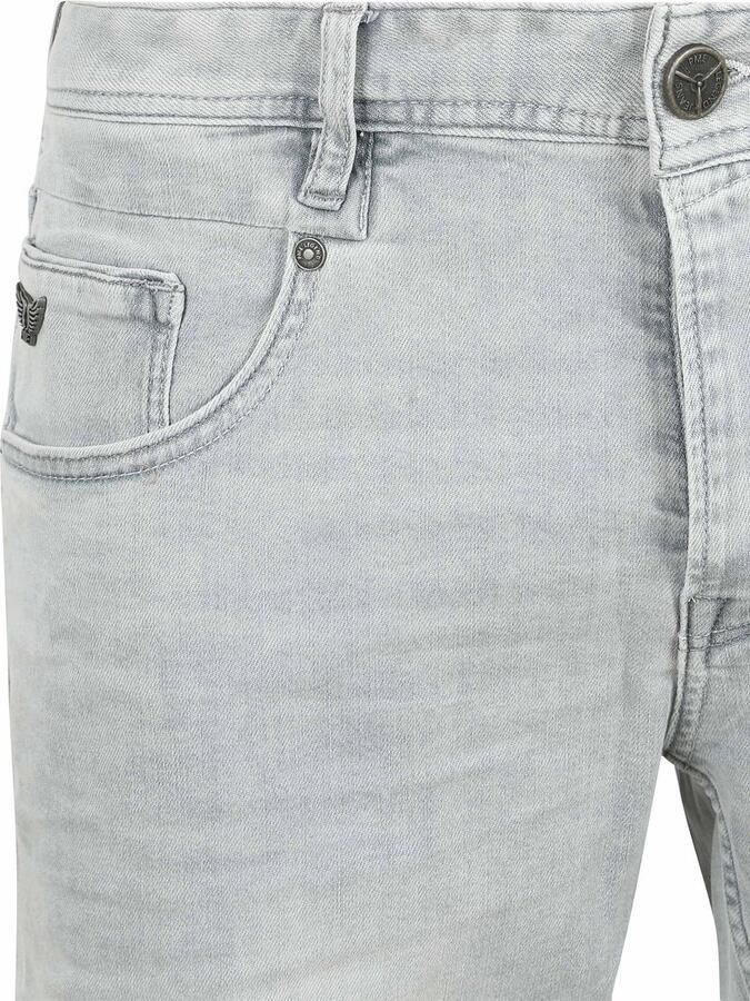PME Legend Carior Denim Shorts Blauw Grijs - Foto 4