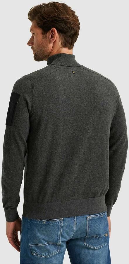 PME LEGEND Heren Truien & Vesten Turtleneck Cotton Knit Antraciet - Foto 3