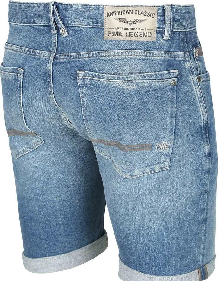 PME Legend Commander 3.0 Denim Shorts Blauw NFB - Foto 4