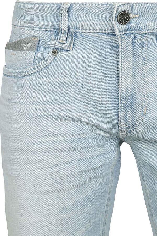 PME Legend slim denim short COMMANDER lichtblauw - Foto 4
