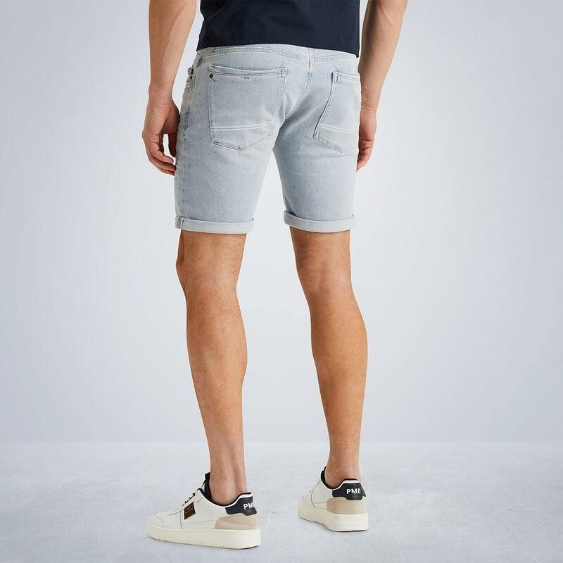 PME Legend slim denim short COMMANDER lichtblauw - Foto 3